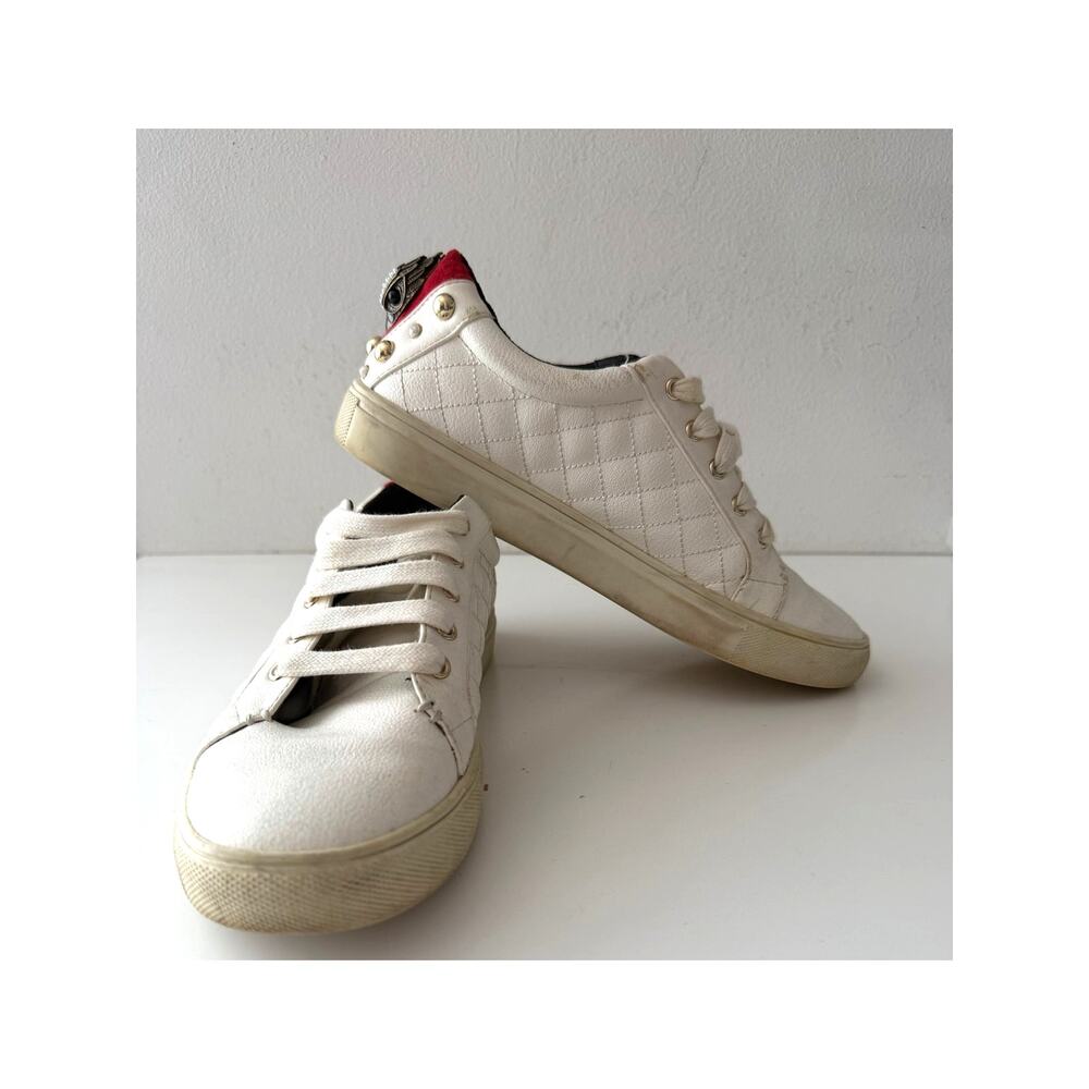 Kurt Geiger London Sneakers Studded Embossed Eagle Heads Women EU39 US 8.5-9